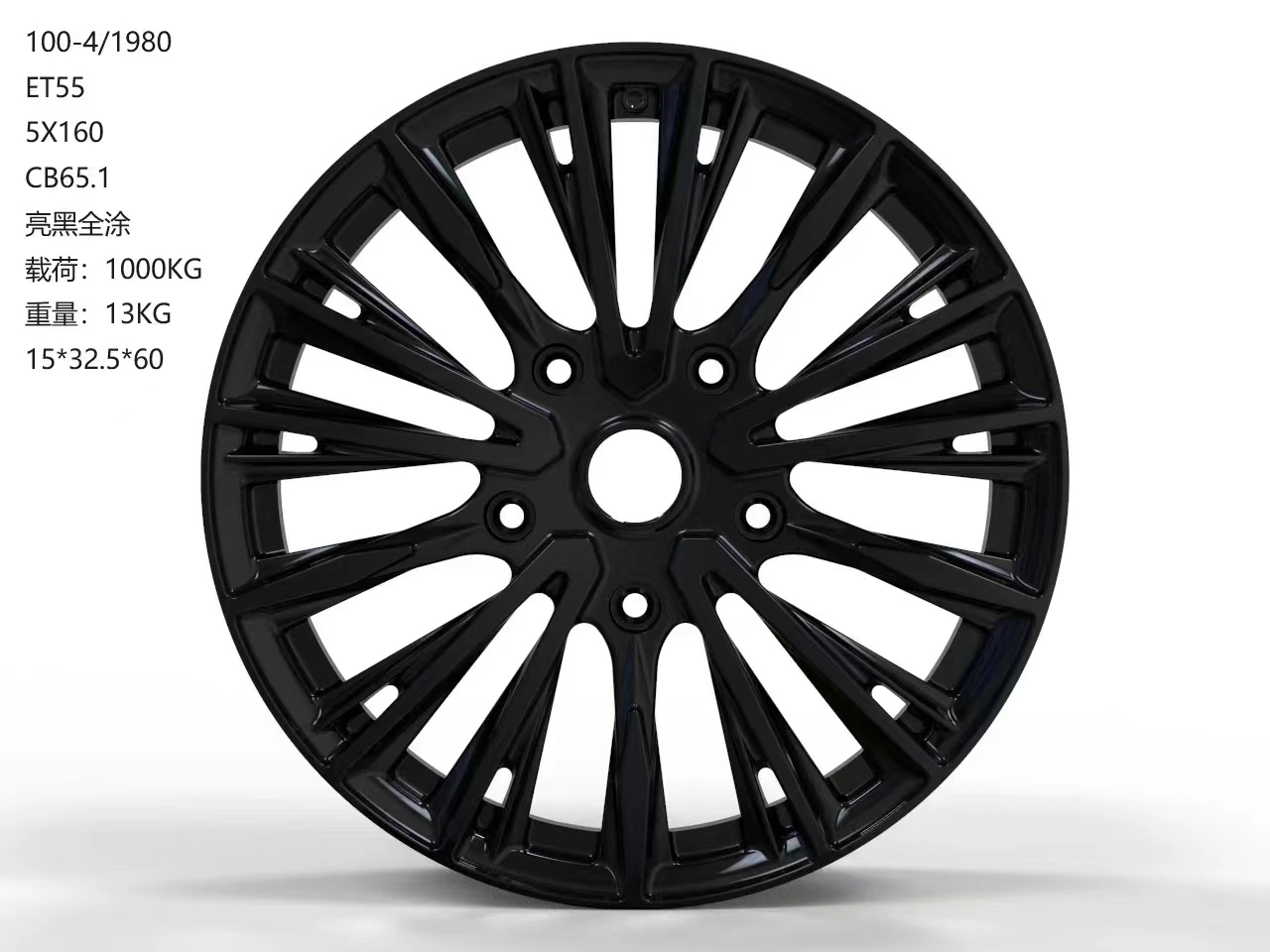 Кованый диск 0100-4 на Cadillac, Buick, Ford
